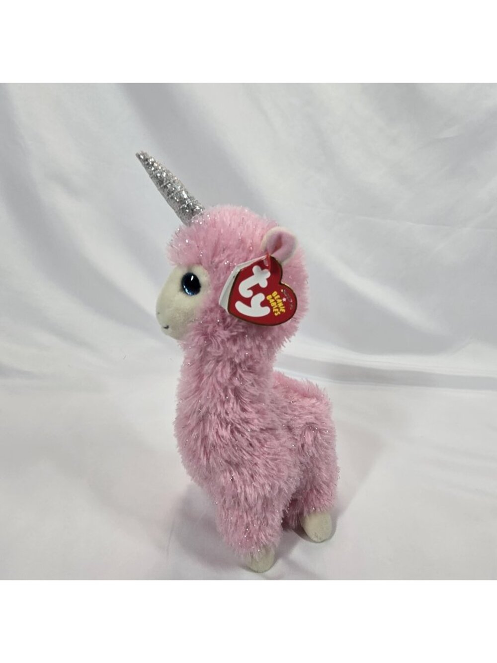Ty Beanie Baby - LANA Pink Llama with Unicorn (6 Inch) Plush Stuffed Toy NWTs